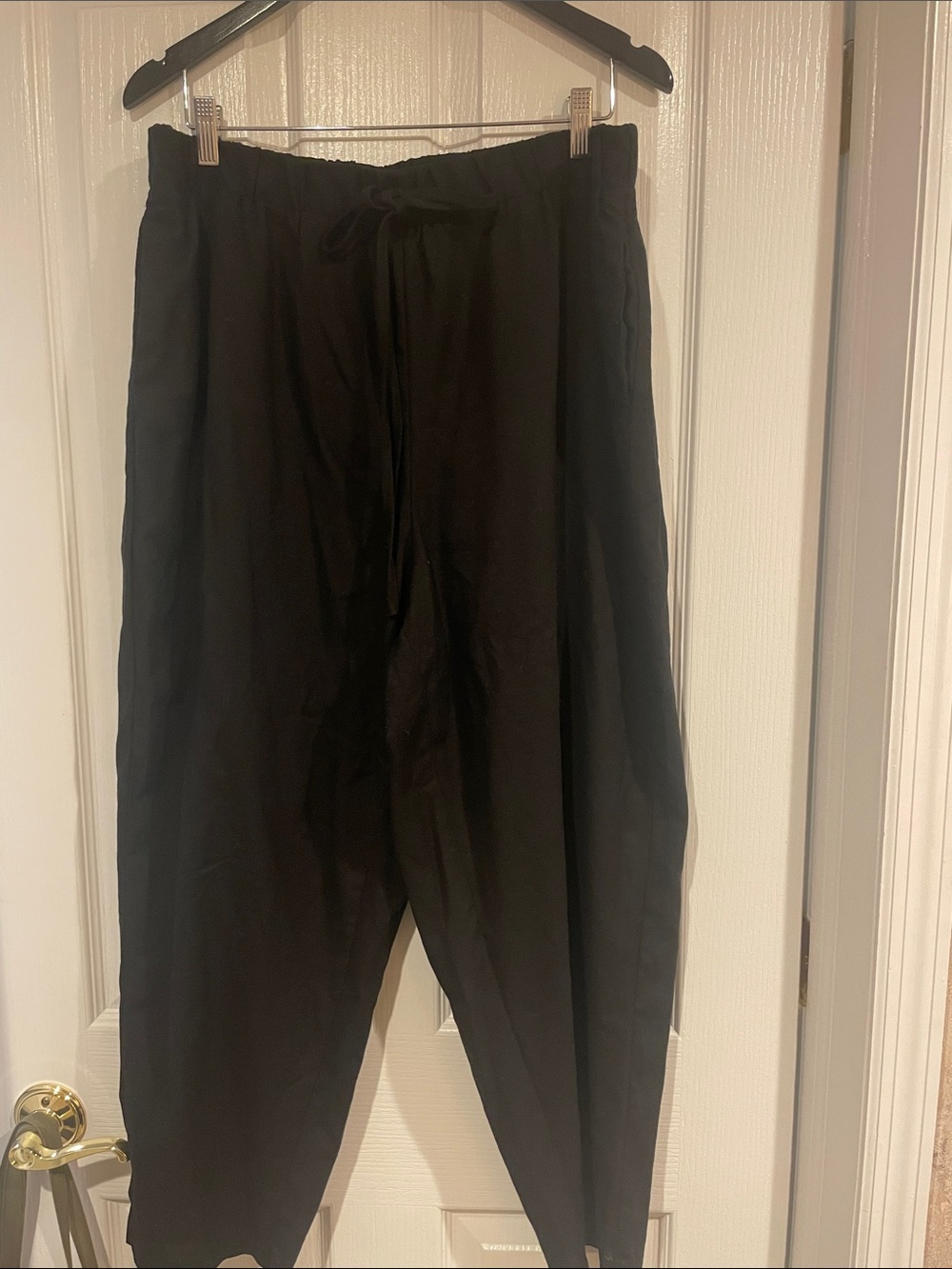 2XL woman’s Black Drawstring Pants